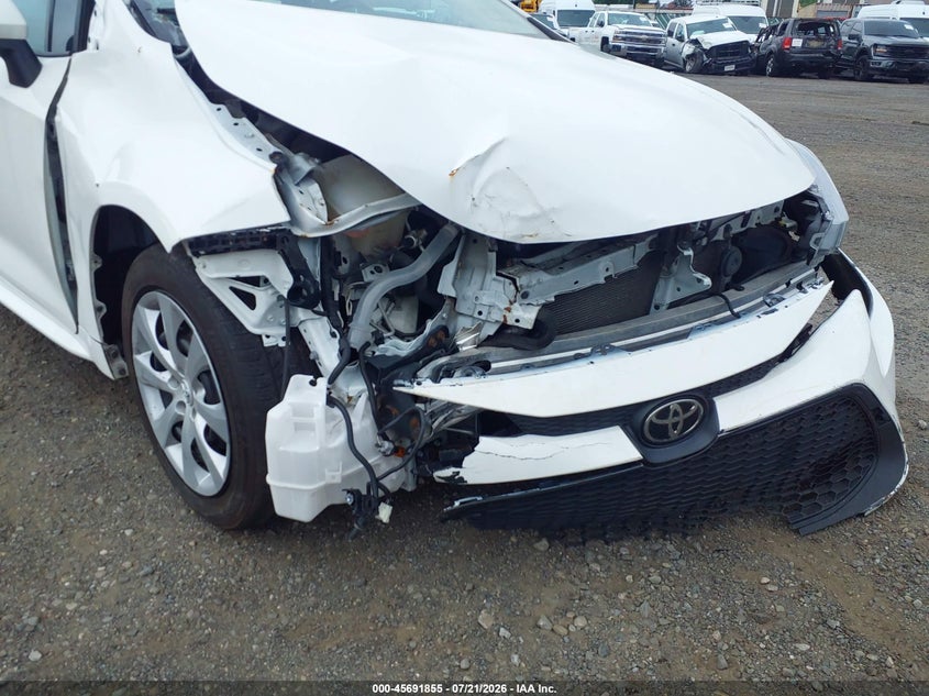 2021 Toyota Corolla VIN 5YFEPMAE1MP206359 IAAI salvage auction — RIGHT FRONT, Salvage Title, sold $1,300 on 2026-07-29 (photo 6)