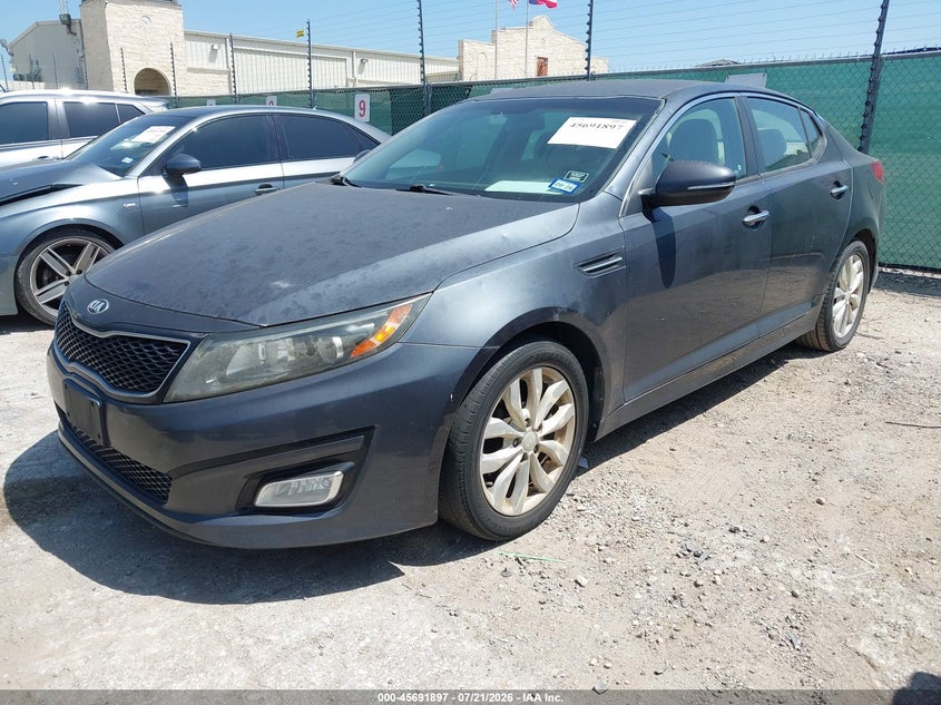 2015 Kia Optima VIN 5XXGM4A71FG507678 IAAI salvage auction — NORMAL WEAR, Salvage Title, sold $25 on 2026-07-29 (photo 2)