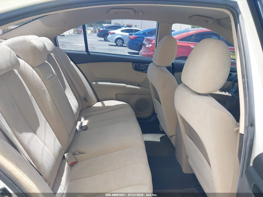 2009 Kia Optima VIN KNAGE228995298432 IAAI salvage auction — NORMAL WEAR, Clear (Florida), sold $325 on 2026-07-23 (photo 8)
