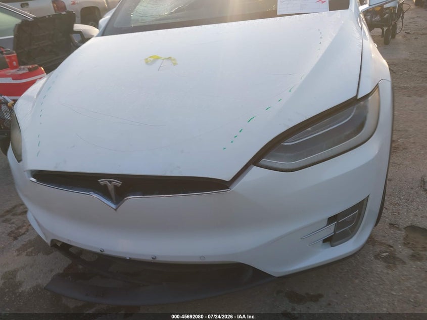2018 Tesla Model x VIN 5YJXCDE24JF111726 IAAI salvage auction — FRONT END, Wait Title, sold $10,350 on 2026-10-15 (photo 6)