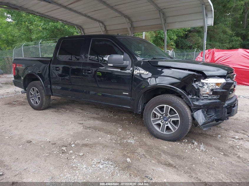 2017 Ford F-150 VIN 1FTEW1EG4HFB28850 IAAI salvage auction — RIGHT FRONT, Wait Title, sold $5,700 on 2026-08-06 (photo 1)