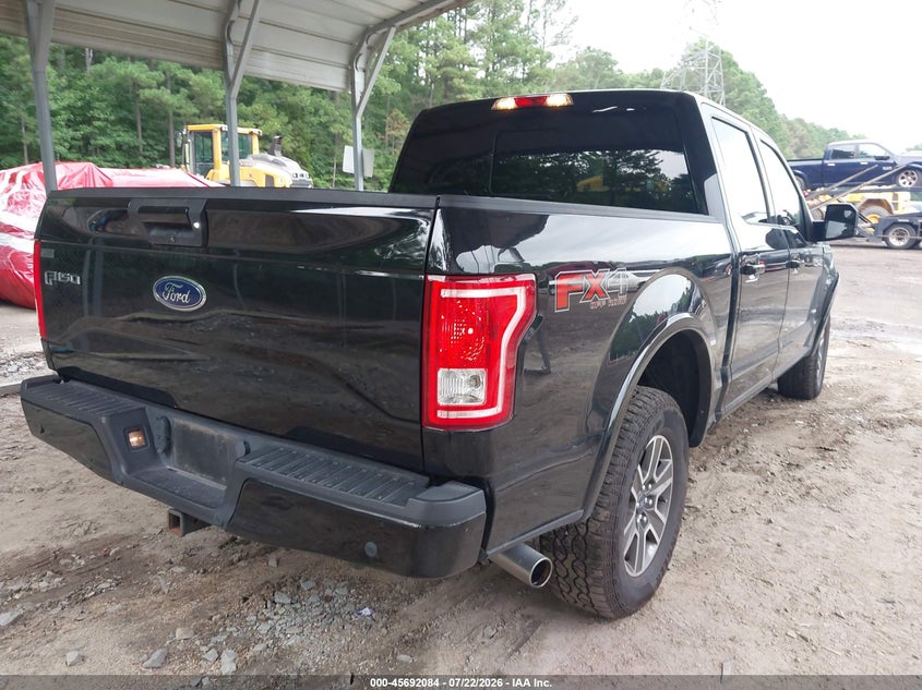 2017 Ford F-150 VIN 1FTEW1EG4HFB28850 IAAI salvage auction — RIGHT FRONT, Wait Title, sold $5,700 on 2026-08-06 (photo 4)