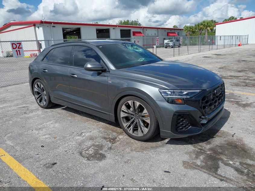 2026 Audi Q8 VIN WA1EVBF14TD014428 IAAI salvage auction — Roof, Salvage, sold $2,550 on 2026-08-31 (photo 1)