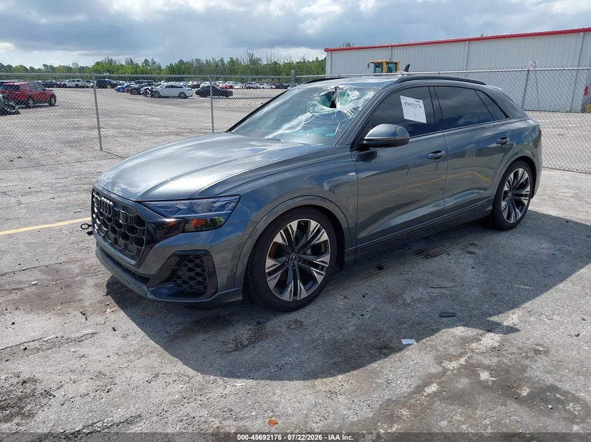 2026 Audi Q8 VIN WA1EVBF14TD014428 IAAI salvage auction — Roof, Salvage, sold $2,550 on 2026-08-31 (photo 2)