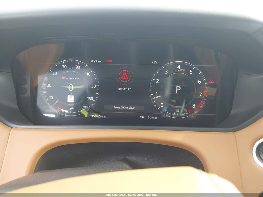2019 Land rover Range rover velar VIN SALYL2EX0KA780406 IAAI salvage auction — UNKNOWN, Salvage (Tennessee), sold $10,700 on 2026-08-27 (photo 7)