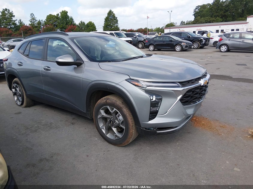 2026 Chevrolet Trax VIN KL77LHEPXTC125193 IAAI salvage auction — FRONT END, Enterprise Vehicles Clear Only (Florida), sold $7,600 on 2026-07-29 (photo 1)