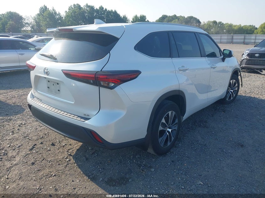 2024 Toyota Highlander VIN 5TDKDRAH1RS536908 IAAI salvage auction — FRONT END, Clear (Arkansas), sold $18,500 on 2026-08-26 (photo 4)