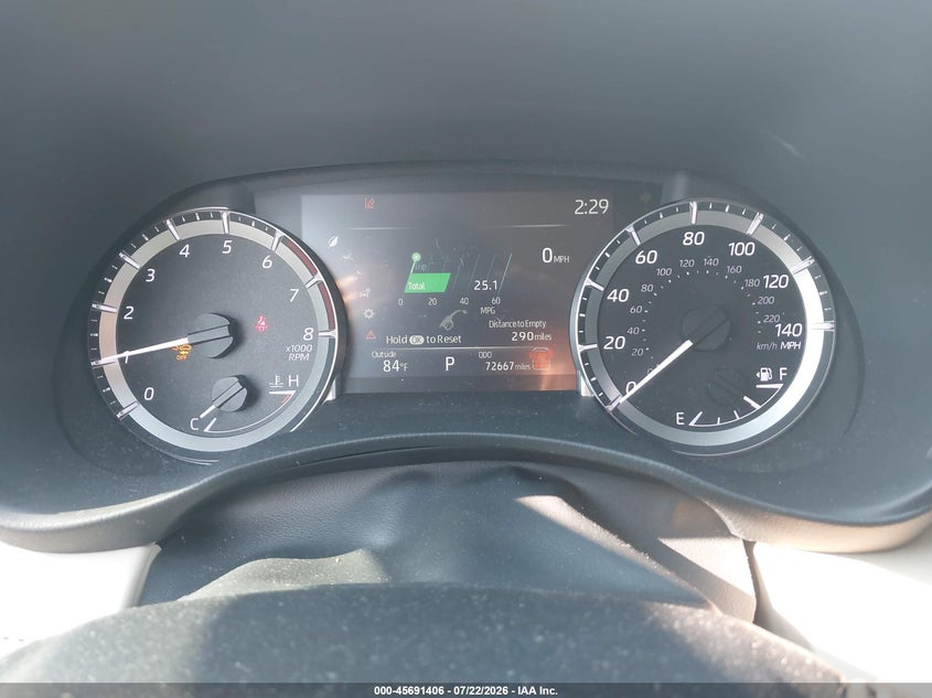 2024 Toyota Highlander VIN 5TDKDRAH1RS536908 IAAI salvage auction — FRONT END, Clear (Arkansas), sold $18,500 on 2026-08-26 (photo 7)