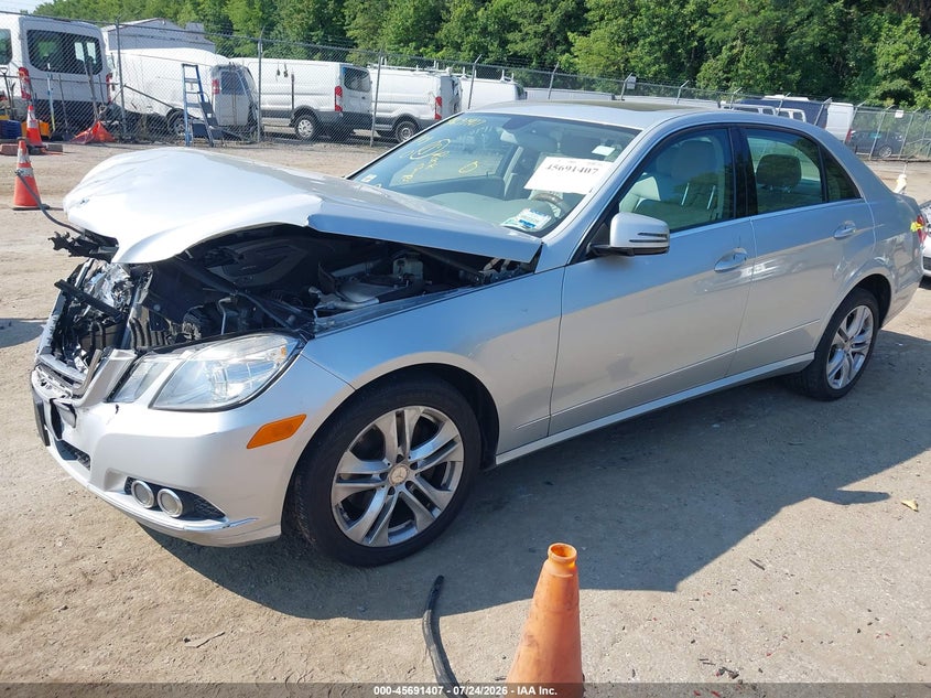 2011 Mercedes-benz E-class VIN WDDHF8HBXBA351880 IAAI salvage auction — FRONT END, Salvage - Greater Than 75% (Maryland), sold $600 on 2026-08-18 (photo 2)