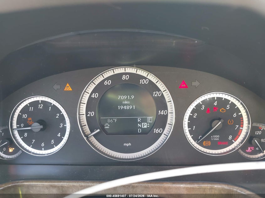 2011 Mercedes-benz E-class VIN WDDHF8HBXBA351880 IAAI salvage auction — FRONT END, Salvage - Greater Than 75% (Maryland), sold $600 on 2026-08-18 (photo 7)