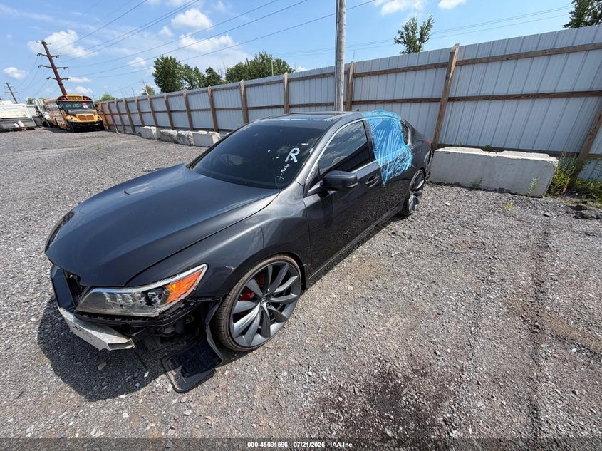 2014 Acura RLX VIN JH4KC1F36EC003643 IAAI salvage auction — RIGHT FRONT, Clear (New York), sold $375 on 2026-07-30 (photo 2)