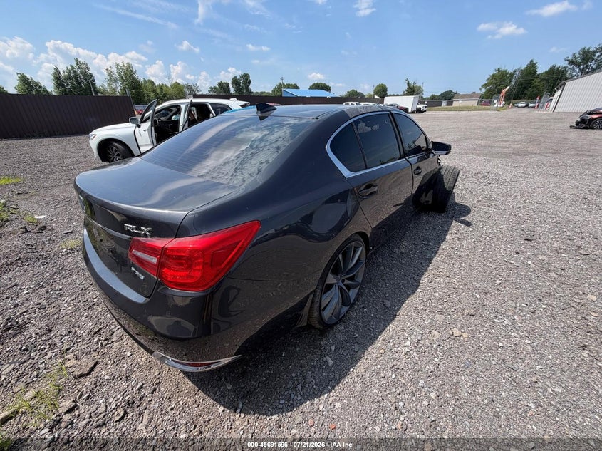 2014 Acura RLX VIN JH4KC1F36EC003643 IAAI salvage auction — RIGHT FRONT, Clear (New York), sold $375 on 2026-07-30 (photo 4)