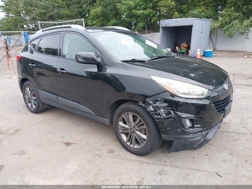 2015 Hyundai Tucson VIN KM8JUCAG1FU113569 IAAI salvage auction — FRONT END, Salvage Title, sold $1,700 on 2026-08-01 (photo 1)