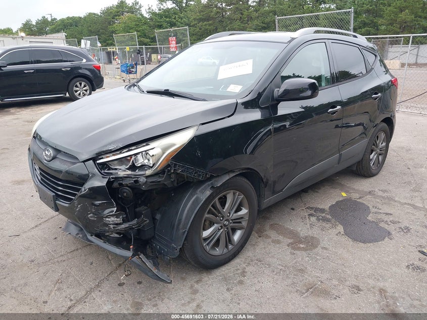 2015 Hyundai Tucson VIN KM8JUCAG1FU113569 IAAI salvage auction — FRONT END, Salvage Title, sold $1,700 on 2026-08-01 (photo 2)