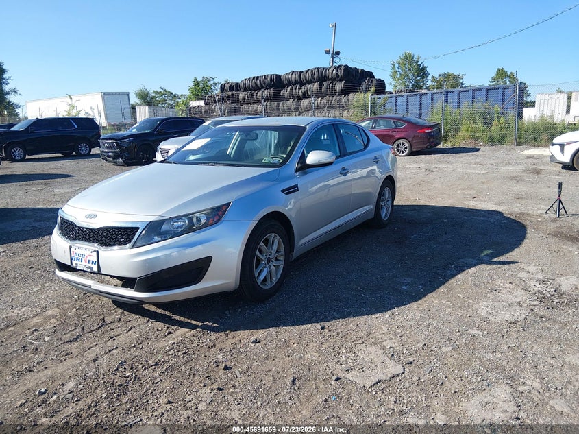 2011 Kia Optima VIN KNAGM4A77B5128180 IAAI salvage auction — REAR END, Salvage (Pennsylvania), sold $450 on 2026-07-31 (photo 2)