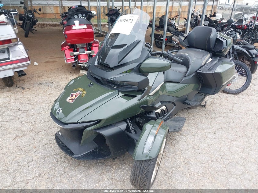 2023 Can-am/ brp Spyder VIN 2BXNBDD21PV005959 IAAI salvage auction — RIGHT FRONT, Clear (South Carolina), sold $9,600 on 2026-08-26 (photo 2)