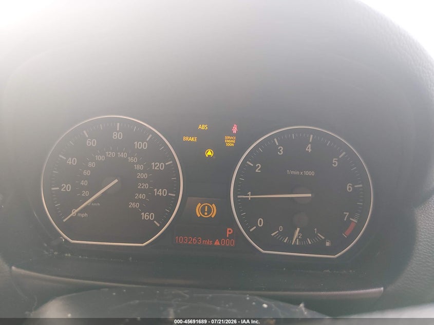 2011 BMW 1 series VIN WBAUP7C52BVK78415 IAAI salvage auction — NORMAL WEAR, Clear (Indiana), sold $2,075 on 2026-08-03 (photo 7)