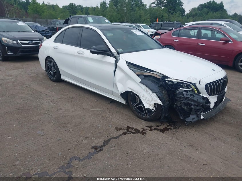 2019 Mercedes-benz C-klasse VIN WDDWF8EB6KR510973 — IAAI salvage auction photo