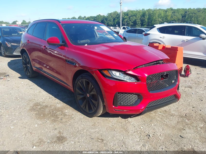 2020 Jaguar F-pace VIN SADCM2FVXLA620566 — IAAI salvage auction photo
