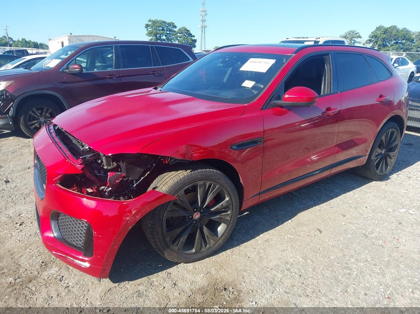 2020 Jaguar F-pace VIN SADCM2FVXLA620566 IAAI salvage auction — FRONT END, Salvage (Georgia), sold $10,200 on 2026-09-02 (photo 2)