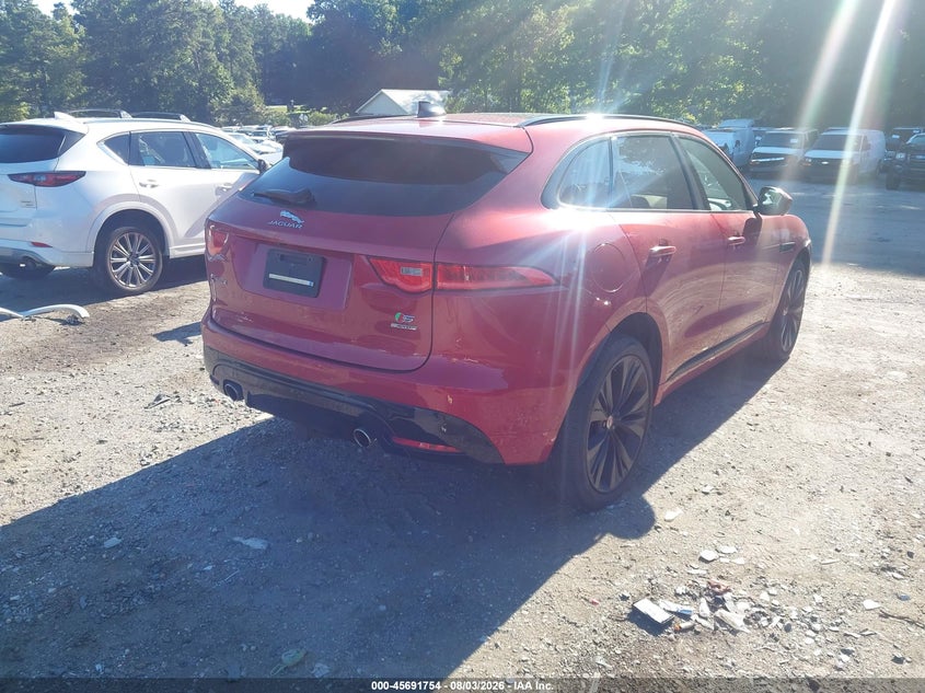 2020 Jaguar F-pace VIN SADCM2FVXLA620566 IAAI salvage auction — FRONT END, Salvage (Georgia), sold $10,200 on 2026-09-02 (photo 4)