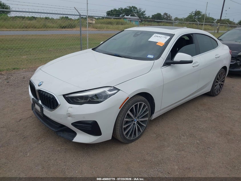 2022 BMW 2er VIN WBA53AK01N7K29895 IAAI salvage auction — HAIL, Salvage Title, sold $9,750 on 2026-10-13 (photo 2)