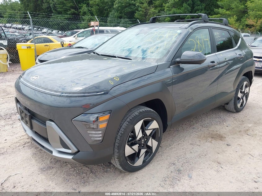 2025 Hyundai Kona VIN KM8HECA38SU276271 IAAI salvage auction — HAIL, Wait Title, sold $14,025 on 2026-08-19 (photo 2)