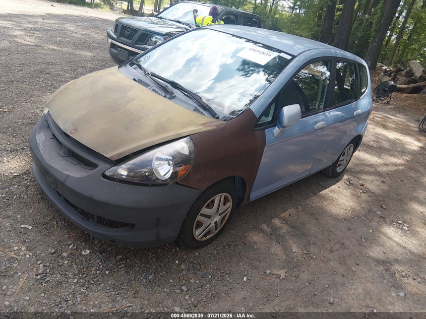 2008 Honda Fit VIN JHMGD38438S002352 IAAI salvage auction — NORMAL WEAR, Clear (Virginia), sold $300 on 2026-07-28 (photo 2)