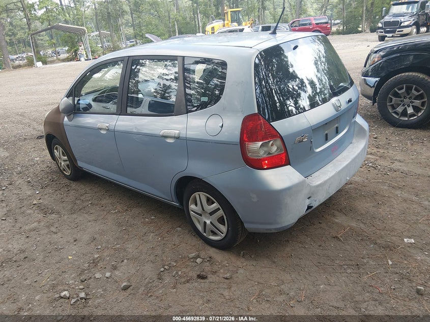 2008 Honda Fit VIN JHMGD38438S002352 IAAI salvage auction — NORMAL WEAR, Clear (Virginia), sold $300 on 2026-07-28 (photo 3)