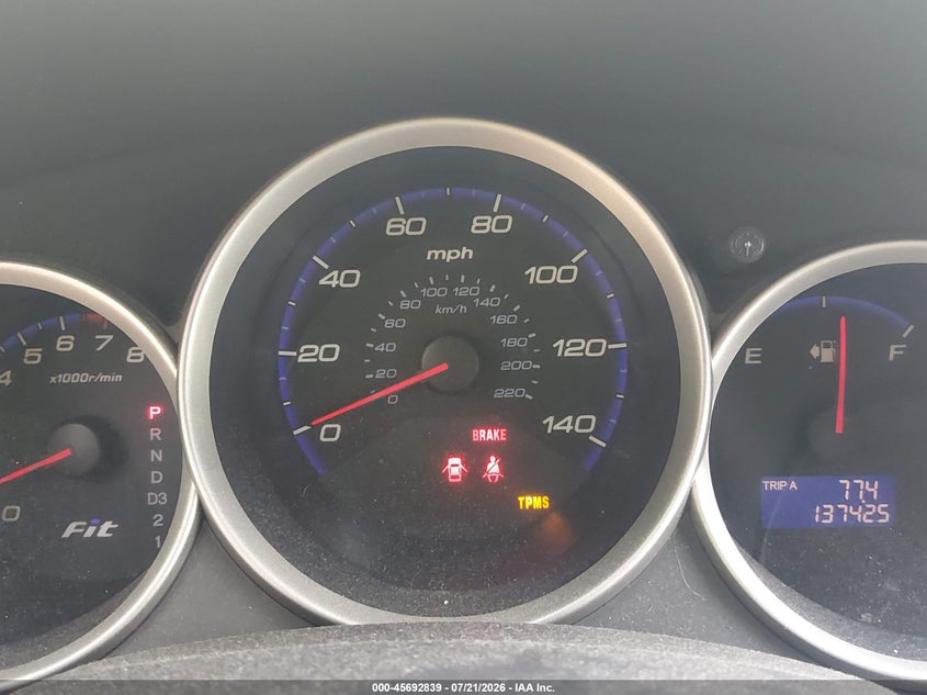 2008 Honda Fit VIN JHMGD38438S002352 IAAI salvage auction — NORMAL WEAR, Clear (Virginia), sold $300 on 2026-07-28 (photo 7)