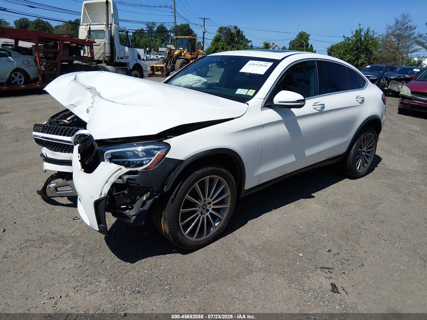 2020 Mercedes-benz Glc coupe VIN WDC0J8EB9LF723105 IAAI salvage auction — FRONT END, Salvage Title, sold $10,000 on 2026-08-16 (photo 2)