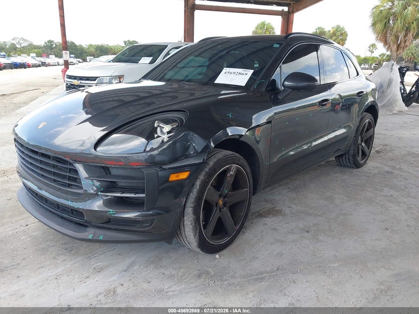 2019 Porsche Macan VIN WP1AA2A59KLB07121 IAAI salvage auction — FRONT END, Rebuildable (Florida), sold $16,700 on 2026-08-18 (photo 2)