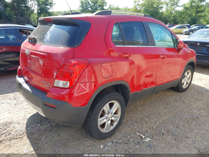 2015 Chevrolet Trax VIN KL7CJRSB3FB204850 IAAI salvage auction — NORMAL WEAR, Clear (Pennsylvania), sold $425 on 2026-07-28 (photo 4)