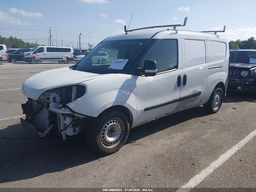 2021 Ram Promaster city VIN ZFBHRFAB0M6U52564 IAAI salvage auction — FRONT END, Salvage Title, sold $2,650 on 2026-07-31 (photo 2)