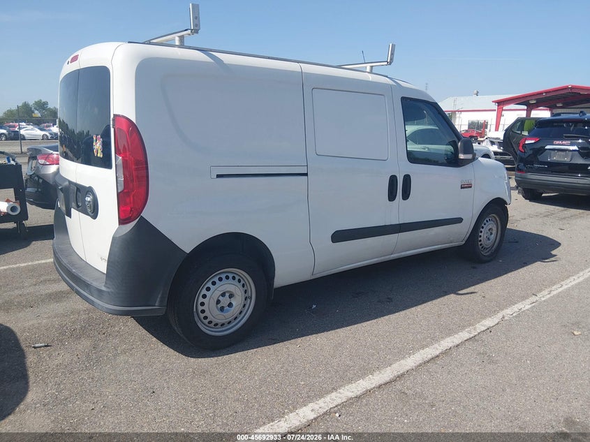 2021 Ram Promaster city VIN ZFBHRFAB0M6U52564 IAAI salvage auction — FRONT END, Salvage Title, sold $2,650 on 2026-07-31 (photo 4)