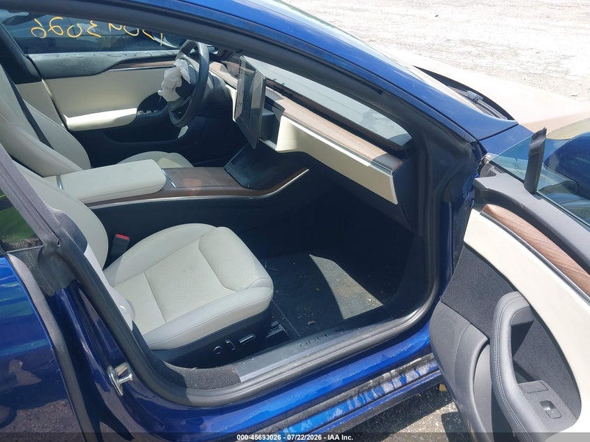 2023 Tesla Model s VIN 5YJSA1E52PF513097 IAAI salvage auction — FRONT END, Salvage Title, sold $16,800 on 2026-08-19 (photo 5)