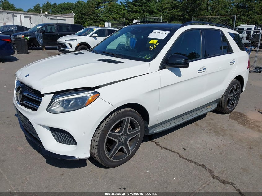 2018 Mercedes-benz Gle VIN 4JGDA5HB9JB106028 IAAI salvage auction — FRONT END, Salvage Title, sold $12,500 on 2026-08-01 (photo 2)