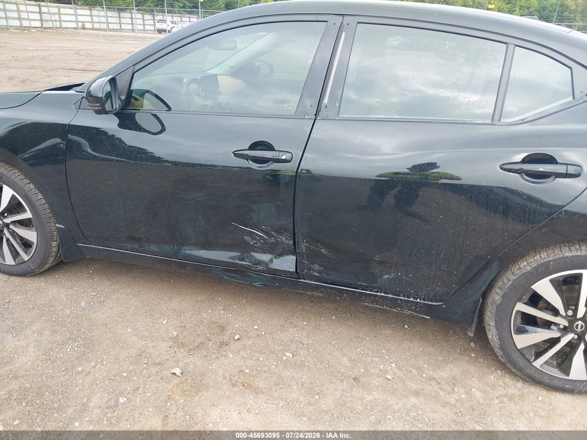 2025 Nissan Sentra VIN 3N1AB8CV8SY374369 IAAI salvage auction — LEFT SIDE, Salvage Title, sold $10,300 on 2026-08-19 (photo 6)