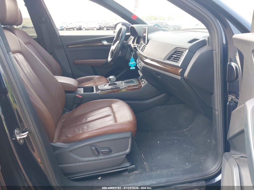 2020 Audi Q5 VIN WA1BNAFY2L2060863 IAAI salvage auction — FRONT END, Mv-907A (New York), sold $6,500 on 2026-07-28 (photo 5)