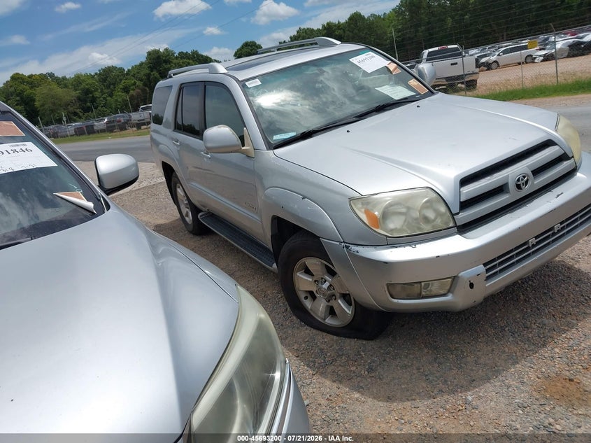 2003 Toyota 4runner VIN JTEZU17R530001764 IAAI salvage auction — FRONT END, Clear-Dealer Only (North Carolina), sold $25 on 2026-07-27 (photo 1)