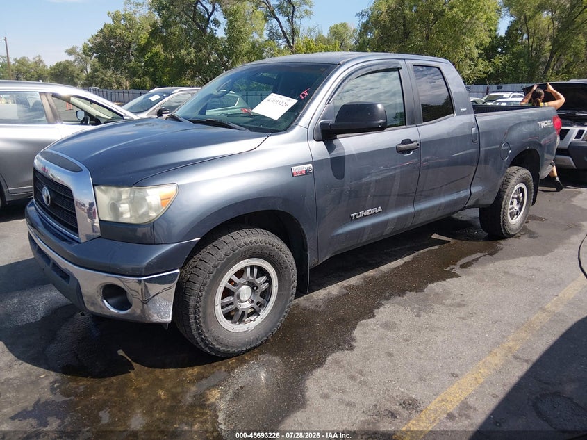 2007 Toyota Tundra VIN 5TBBV54167S466526 IAAI salvage auction — REAR END, Salvage (Utah), sold $3,900 on 2026-08-14 (photo 2)