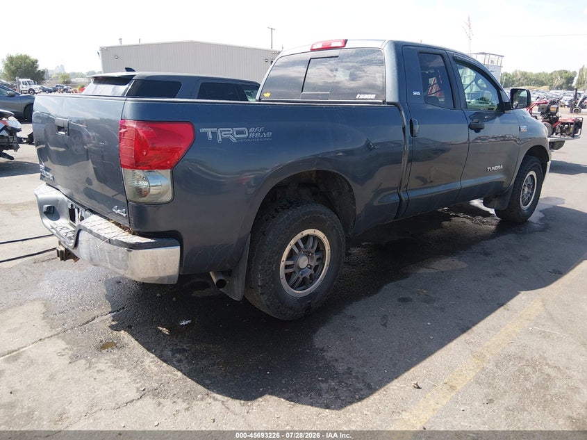2007 Toyota Tundra VIN 5TBBV54167S466526 IAAI salvage auction — REAR END, Salvage (Utah), sold $3,900 on 2026-08-14 (photo 4)