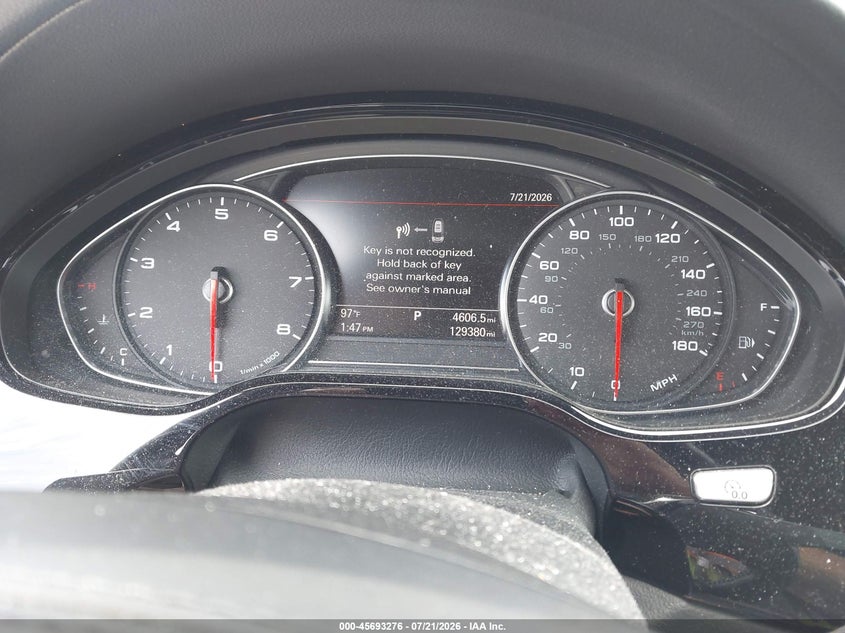2016 Audi A8 VIN WAU34AFD2GN010752 IAAI salvage auction — NORMAL WEAR, Clear (Virginia), sold $1,050 on 2026-07-27 (photo 7)