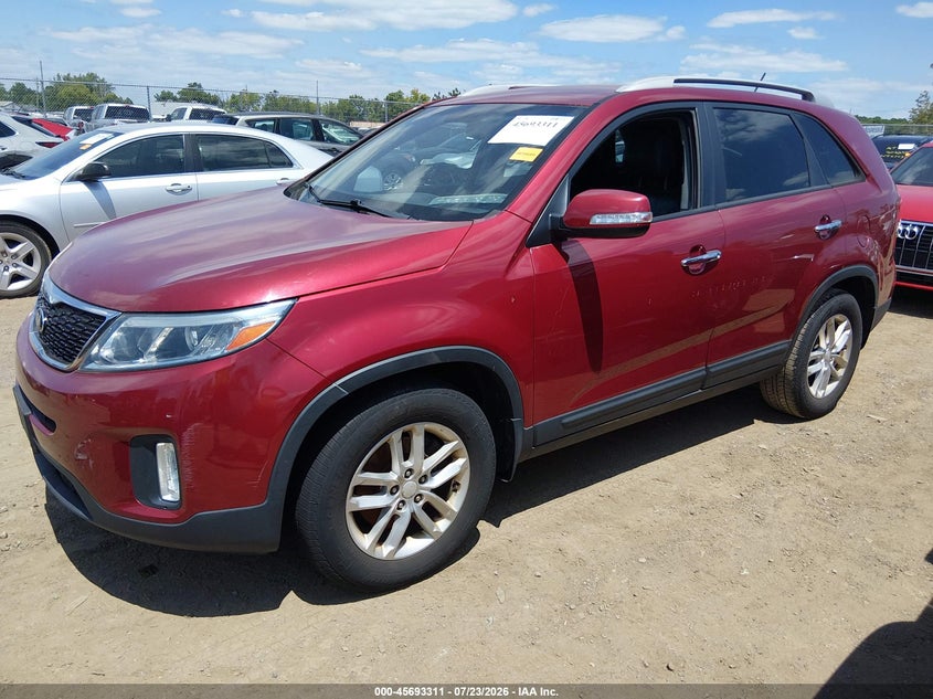 2015 Kia Sorento VIN 5XYKT3A66FG641869 IAAI salvage auction — NORMAL WEAR, Original (Ohio), sold $75 on 2026-07-30 (photo 2)