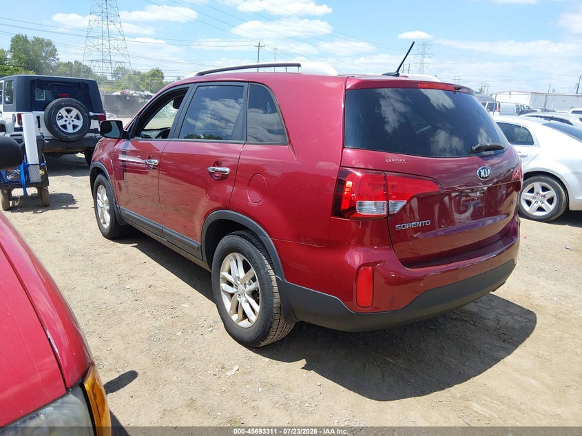 2015 Kia Sorento VIN 5XYKT3A66FG641869 IAAI salvage auction — NORMAL WEAR, Original (Ohio), sold $75 on 2026-07-30 (photo 3)