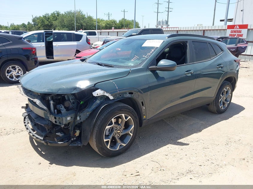 2025 Chevrolet Trax VIN KL77LHEP6SC221434 IAAI salvage auction — LEFT FRONT, Enterprise Vehicles Clear Only (South Carolina), sold $11,925 on 2026-07-30 (photo 2)