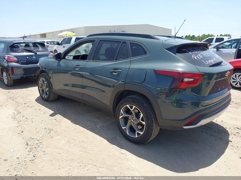 2025 Chevrolet Trax VIN KL77LHEP6SC221434 IAAI salvage auction — LEFT FRONT, Enterprise Vehicles Clear Only (South Carolina), sold $11,925 on 2026-07-30 (photo 3)