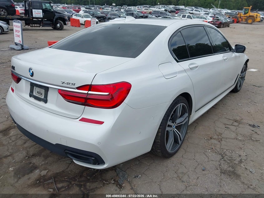 2019 BMW 7er VIN WBA7E2C59KB454920 IAAI salvage auction — FRONT END, Wait Title, sold $10,250 on 2026-10-07 (photo 4)