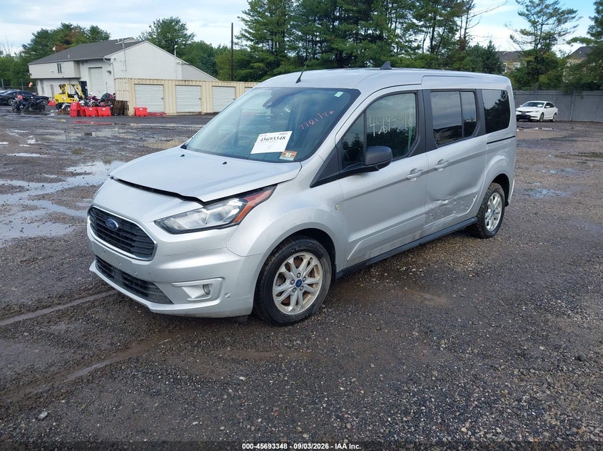 2022 Ford Transit connect VIN NM0GE9F28N1531961 IAAI salvage auction — LEFT SIDE, Enterprise Vehicles Clear Only (New Jersey), sold $7,500 on 2026-09-04 (photo 2)