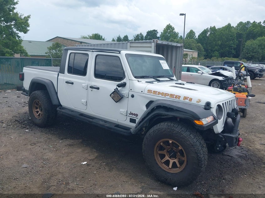 2022 Jeep Gladiator VIN 1C6JJTBG2NL167048 — IAAI salvage auction photo